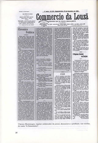 Commercio da Louzã - 500 dias até à República