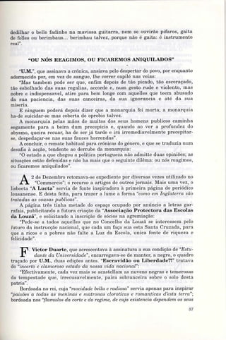 Commercio da Louzã - 500 dias até à República