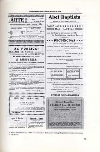 Commercio da Louzã - 500 dias até à República