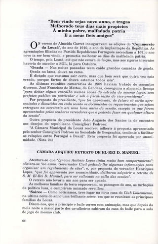 Commercio da Louzã - 500 dias até à República