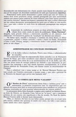 Commercio da Louzã - 500 dias até à República