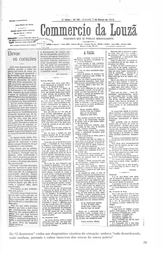 Commercio da Louzã - 500 dias até à República