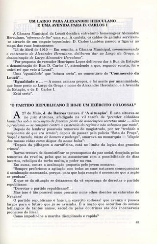 Commercio da Louzã - 500 dias até à República