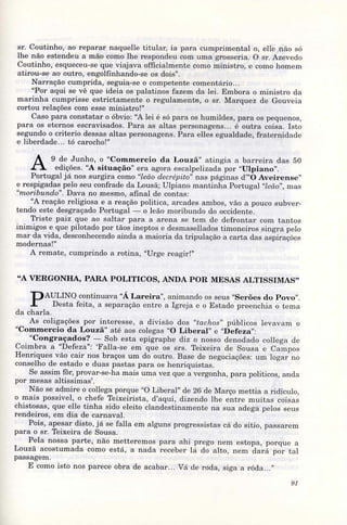 Commercio da Louzã - 500 dias até à República