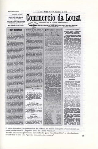 Commercio da Louzã - 500 dias até à República