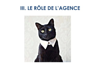 III. LE RÔLE DE L’AGENCE
 