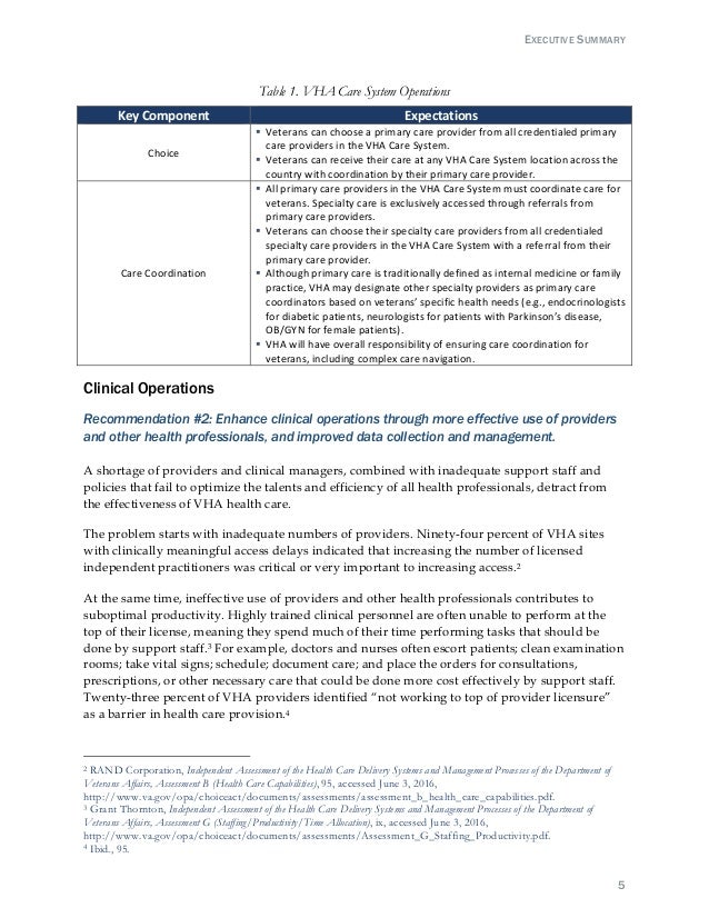 Vha Organizational Chart 2016