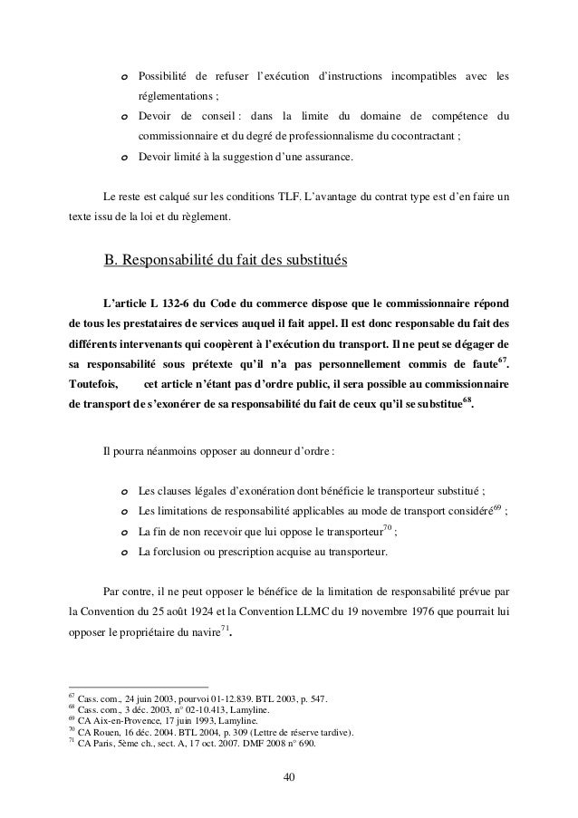 commissionnaire de transport