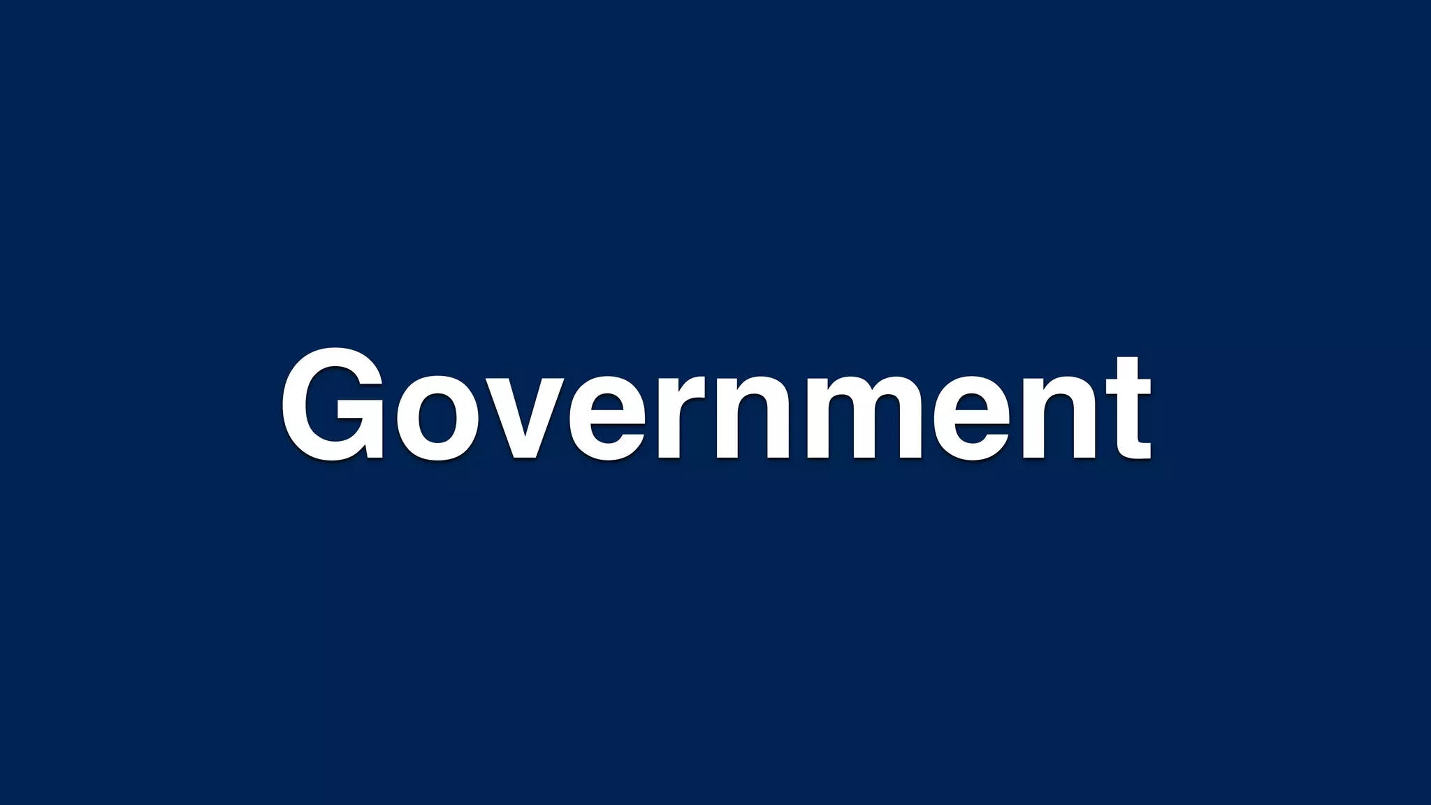 Government
 