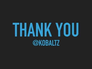 THANK YOU@KOBALTZ
 