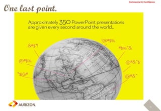 Commercial In Confidence
One last point.
15
 