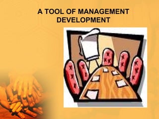 A TOOL OF MANAGEMENT
DEVELOPMENT
 