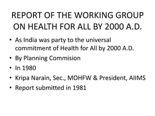  National Health Committee Reports