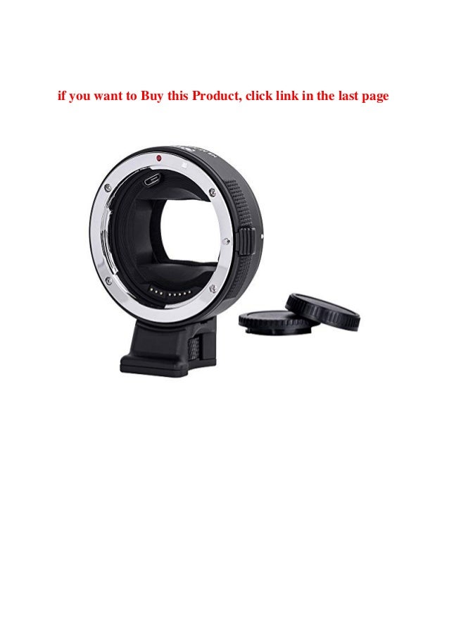 Commlite Cm Ef E Hs Canon Efef S Lens For Sony E Mount Adapter High S