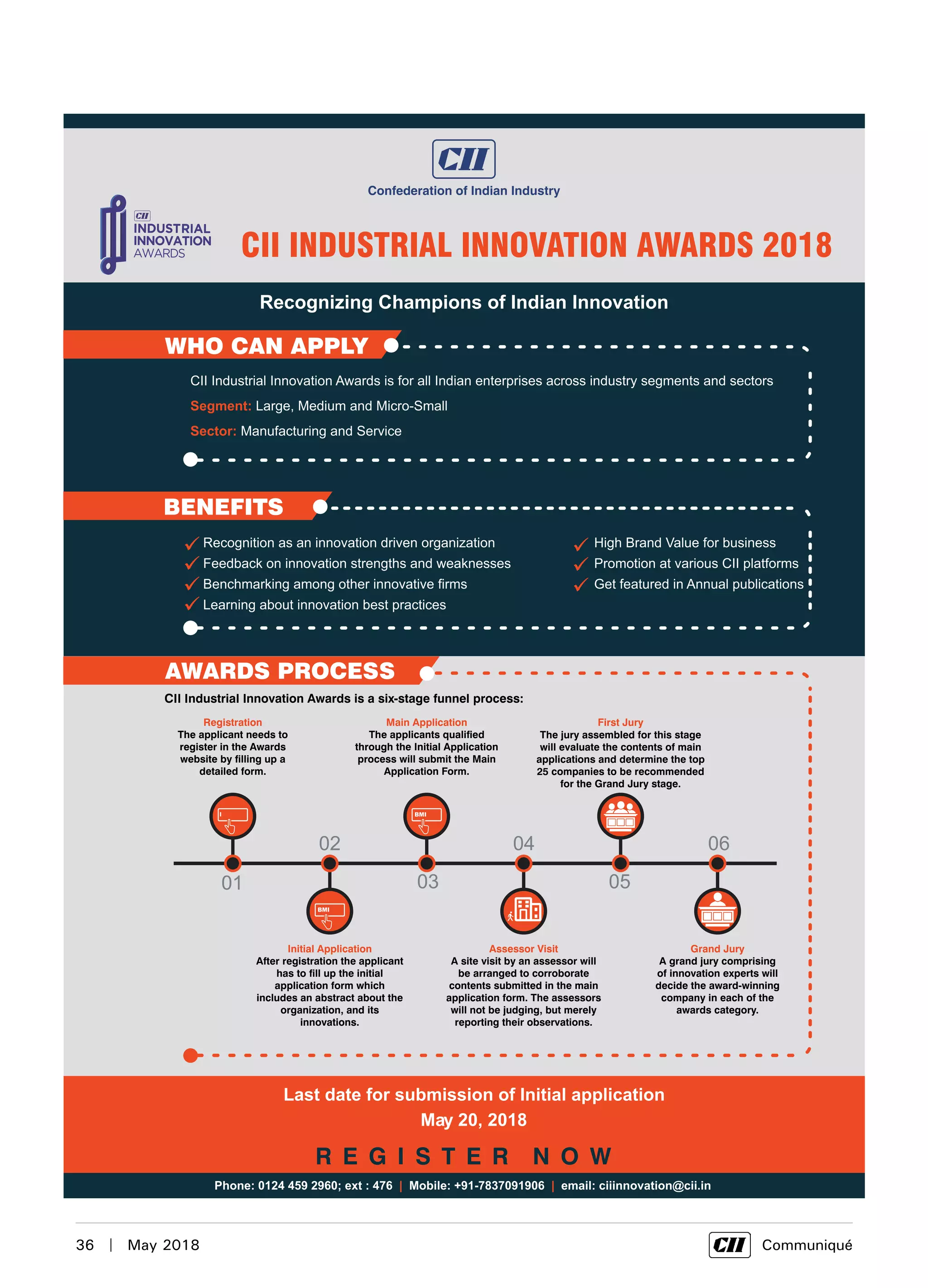36  |  May 2018	 Communiqué
 