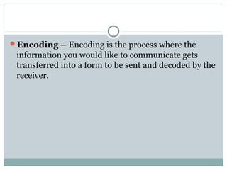 Process of communication | PPT | Email | Internet