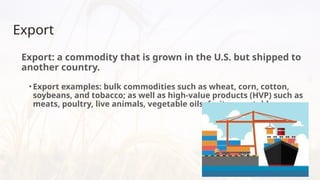 Commodity Body. Examples Commodites products byproducts Powerpoint | PPTX