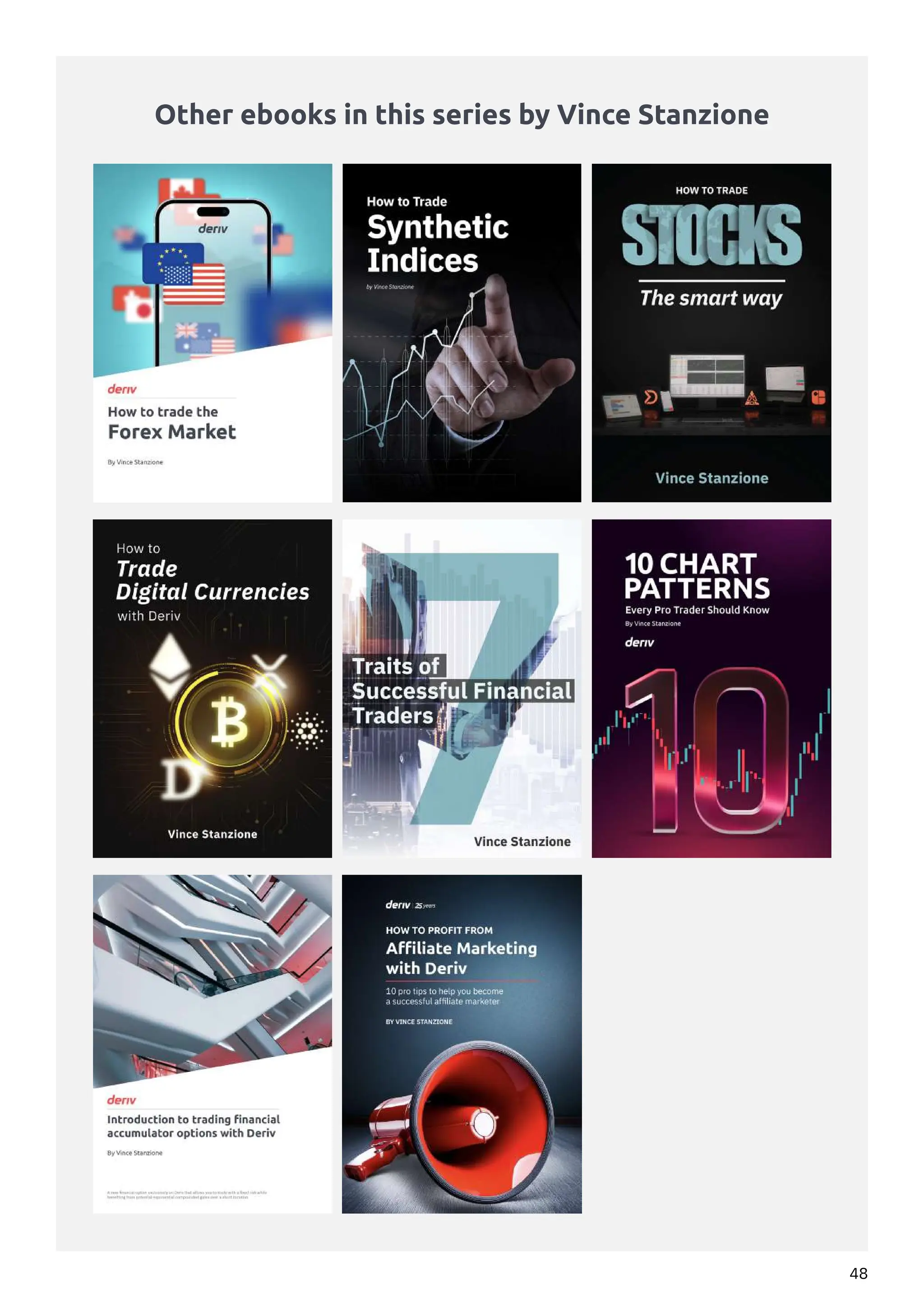 48
Other ebooks in this series by Vince Stanzione
 