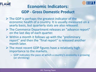 Economic growth of major exporting countries as well as major importing countries.