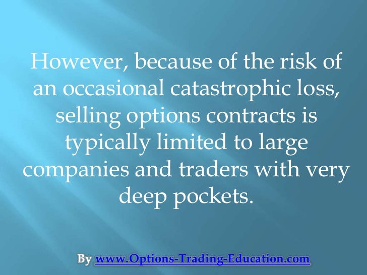 Commodity futures options trading