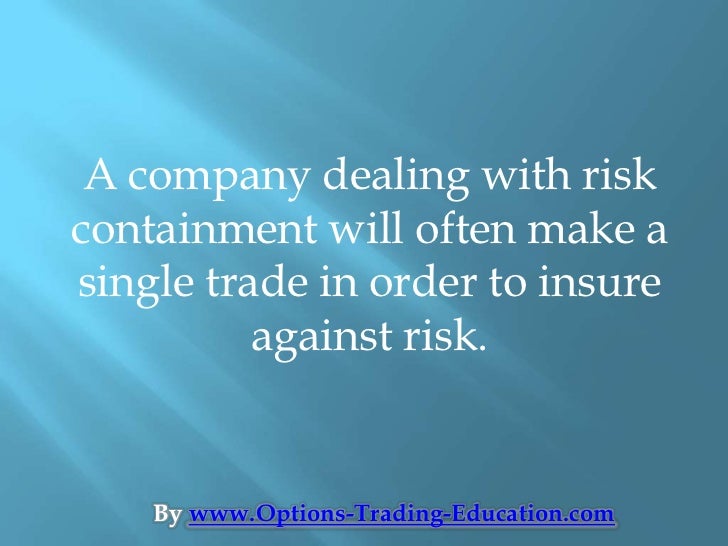 Commodity futures options trading