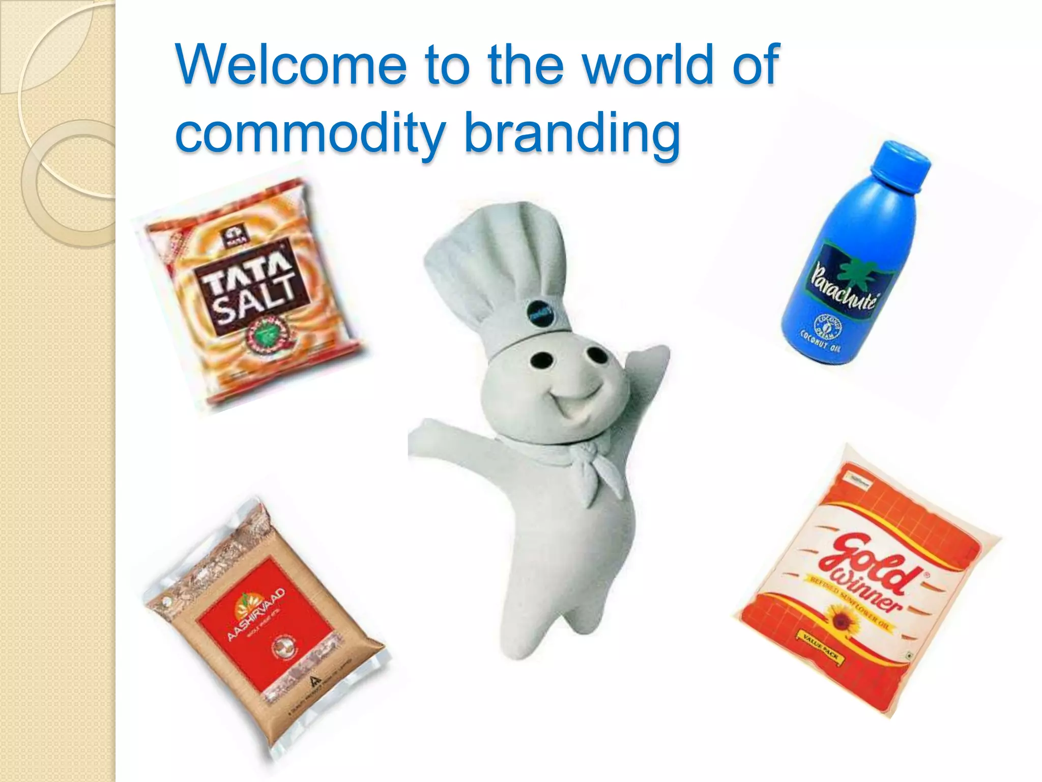 Welcome to the world of commodity branding