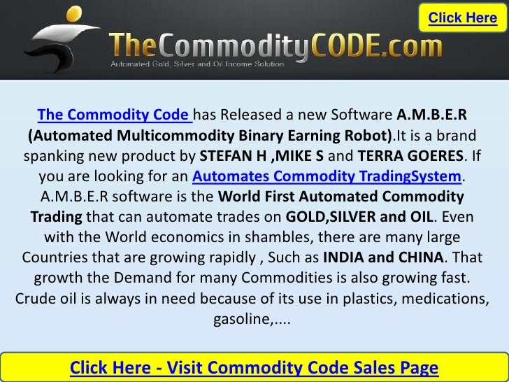Commodity Code Releasing Date