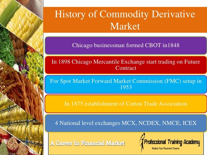 history of commodity futures trading in india