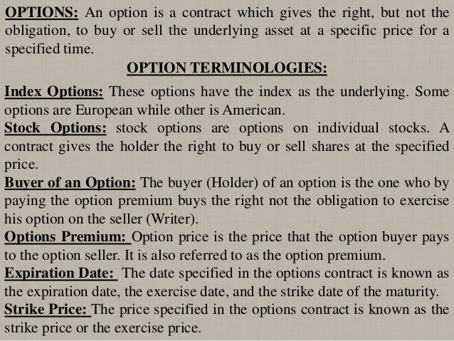 Commodity Market - Module III