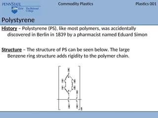 commodity plastics materials - AN OVERVIEW | PPT
