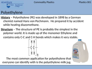 commodity plastics materials - AN OVERVIEW | PPT