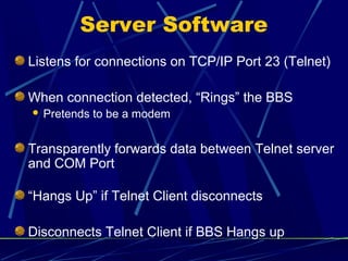 Commodore 64 Telnet BBS Server | PPT