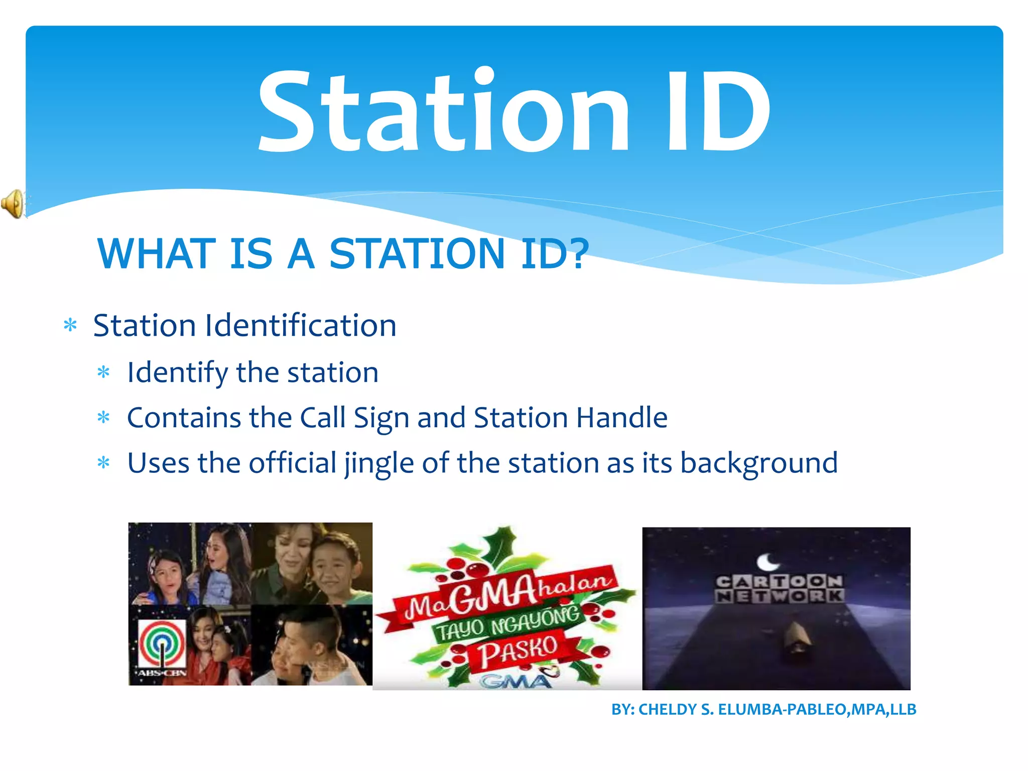 BROADCASTING TERMS AND DEFINITIONS visual data 6