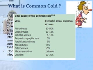 Common cold | PPTX