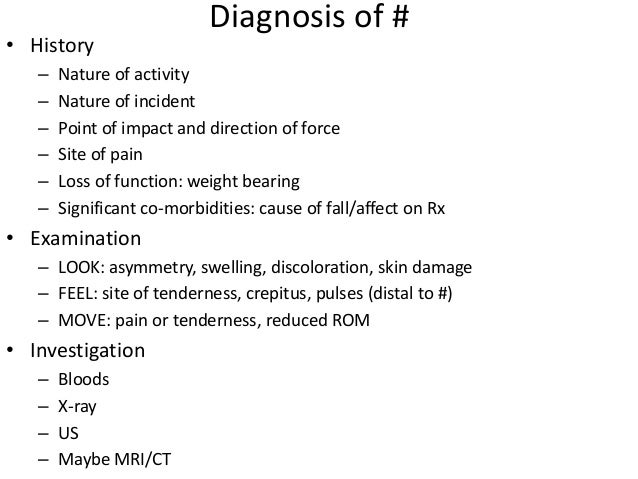Common Fractures