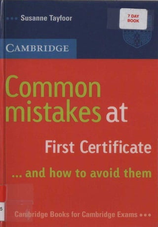 Common mistakes-at-first-certificate (1)