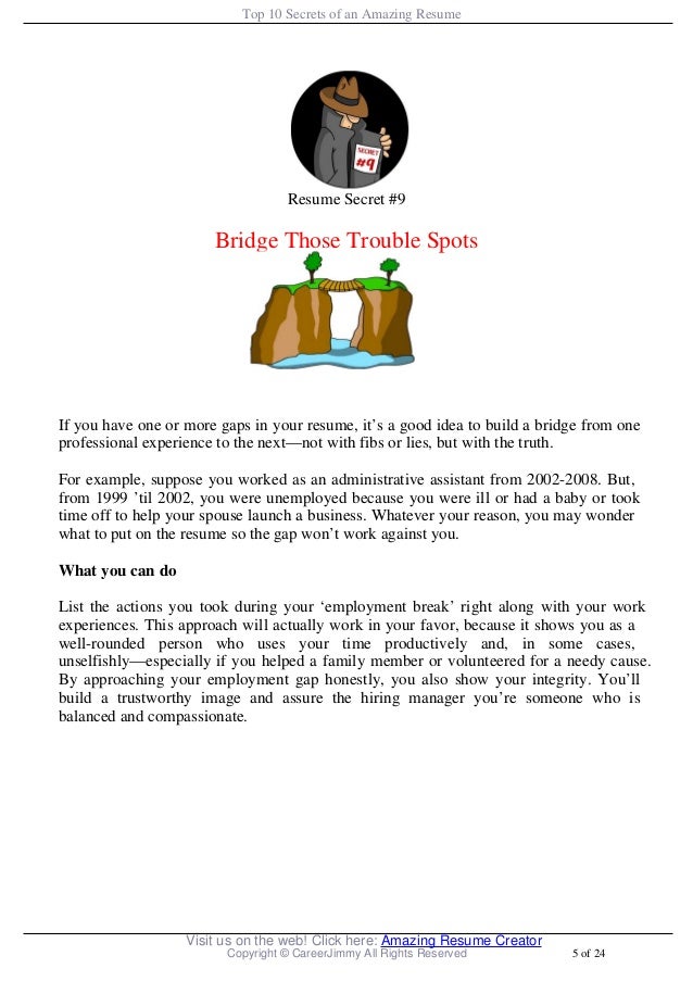 top 10 resumes for freshers