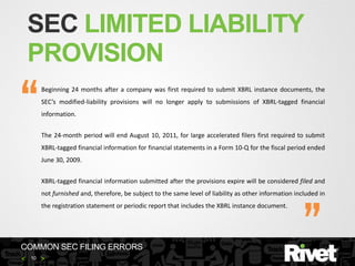 Common SEC Reporting Errors | PDF