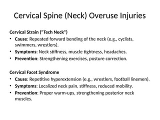 Common acute and overuse injuries of spine.pptx