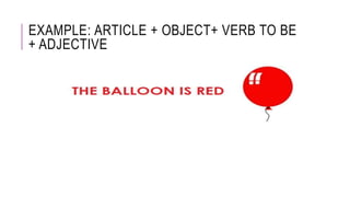 Common adjectives | PPT