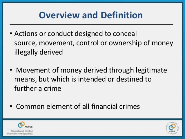 Commonalities Money Laundering Ethics International Standards Gac