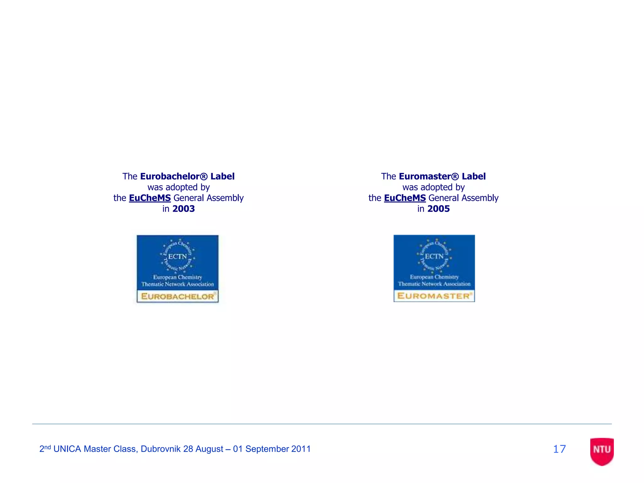 172nd UNICA Master Class, Dubrovnik 28 August – 01 September 2011