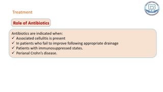 Common anal conditions.