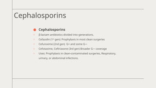 Common antibiotics in surgical practice PPT.pptx