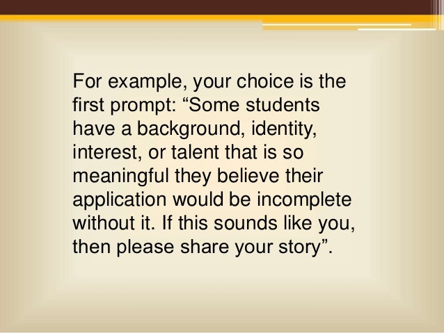 why i don t care about what the common app essay prompts are bs