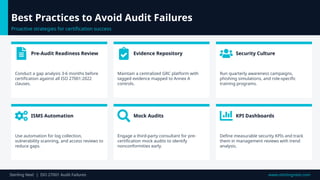 Common Audit Failures During ISO 27001 Transition And Compliance | PPTX