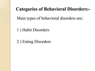 Common Behavior Problems Common behavioral and emotional problems in children | PPTX