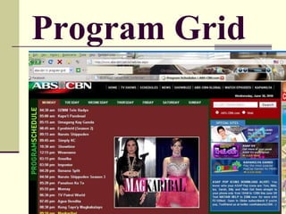 Program Grid
 