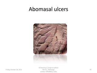 Abomasal ulcers

Friday, October 18, 2013

Dr.Pavulraj.S, (original author)
M.V.Sc., Pathology
scholar, IVRI(NRCE), India

79

 
