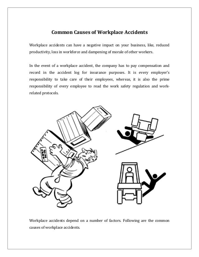 Common causes of workplace accidents